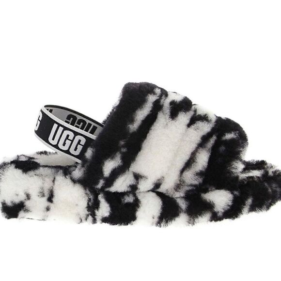 10 ugg bbw tie dye marble fluff yeah slipper shoe sandal - Picture 2 of 8